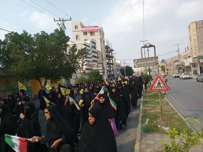 راهپیمایی جمعه نصر در میناب برگزار شد