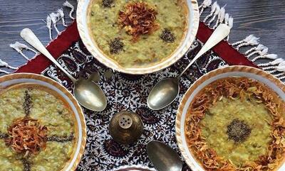 طرز تهیه آش عباسعلی کرمانشاه (ویژه ناهار با نکات)