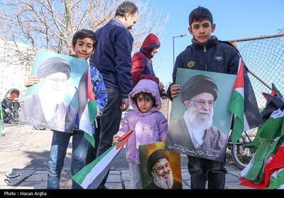 راهپیمایی جمعه نصر در قزوین - تسنیم