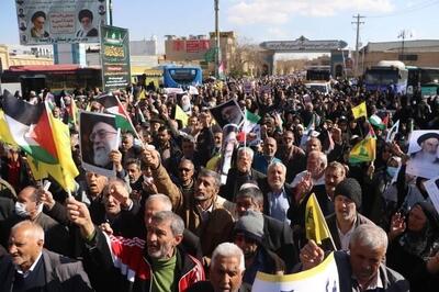 راهپیمایی نصر نمازگزاران در استان فارس - تسنیم