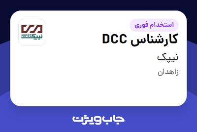 استخدام کارشناس DCC - آقا در نیپک