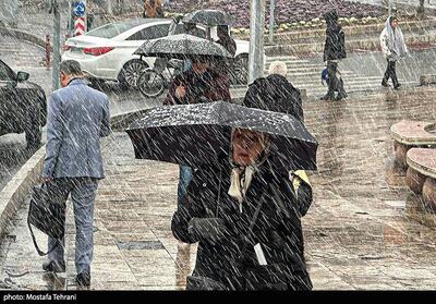 تصاویر: بارش برف در تهران