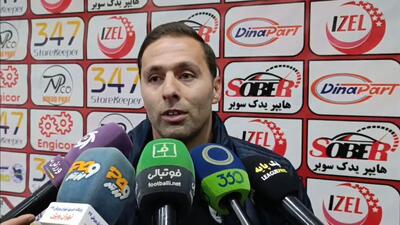 اختصاصی/ صحبتهای جابر انصاری مربی تیم امید پیکان بعد از پیروزی 3-0 مقابل امید پرسپولیس