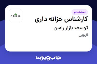 استخدام کارشناس خزانه داری - آقا در توسعه بازار راسن