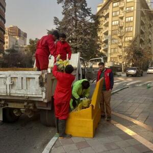 شهرداری منطقه یک آماده بارش برف در هفته پیش رو؛ افزایش دپوی شن برای رفع نیاز شهروندان