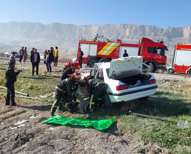 یک کشته و ۳ مصدوم بر اثر تصادف در محور شیراز- سروستان