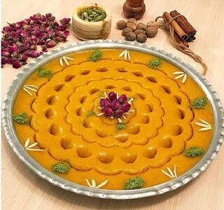 طرز تهیه حلوا شیر و عسل مجلسی در ۵ مرحله ساده - فراشپز