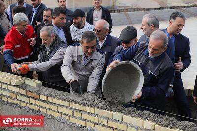 طرح ملی خشت‌گذاری با حضور رییس جمهور