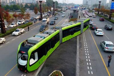 راه اندازی تراموا در خط یک BRT تهران