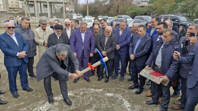 کلنگ احداث اتاق بازرگانی غرب مازندران در تنکابن بر زمین زده شد