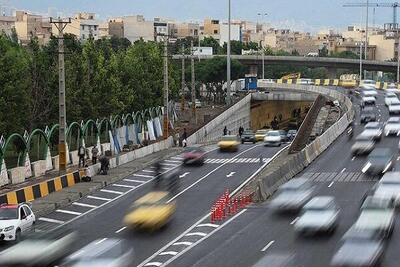 بهره‌برداری از یک پروژه عمرانی در شمال غرب تهران