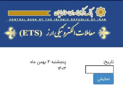 معامله 82 میلیون دلار در بازار ارز تجاری در روز پنج شنبه - تسنیم