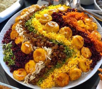 طرز تهیه آجیل پلو؛ غذایی لذیذ و رنگارنگ - فراشپز