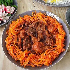 تهیه خورش هویج به سبک تبریزی ها