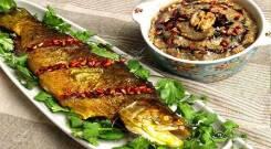 طرز تهیه دو قوس ماهی یکی از غذاهای سنتی بوشهر