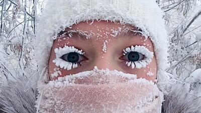 قاب امروز | نمایی جالب از سردترین شهر جهان Oymyakon