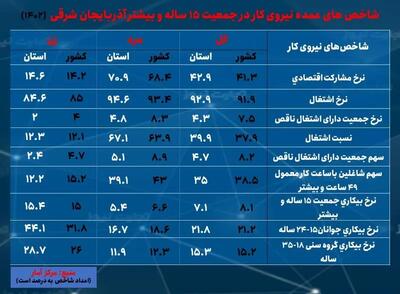 سهم ۴۷ درصدی فارغ‌التحصیلان دانشگاهی آذربایجان شرقی از جمعیت بیکاران باسواد