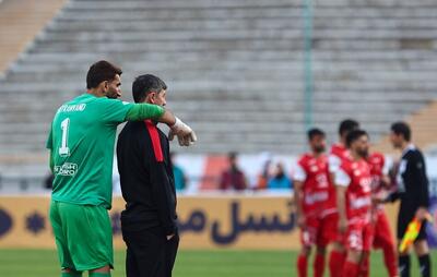 علیرضا بیرانوند بعد از خوردن ۲ گل و شکست تراکتور برابر پرسپولیس چه کرد؟