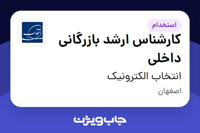 استخدام کارشناس ارشد بازرگانی داخلی در انتخاب الکترونیک