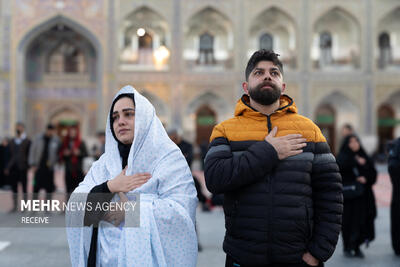 عزاداری شهادت امام کاظم (ع) در حرم مطهر امام رضا (ع)