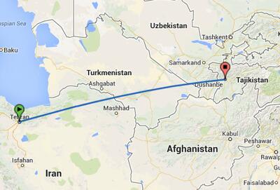 وضعیت سفر بین ایران و تاجیکستان
