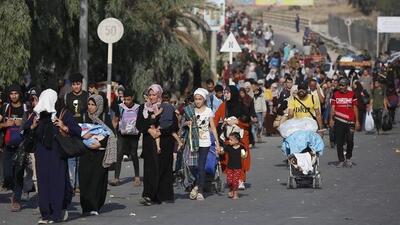 آغاز روند بازگشت فلسطینی‌ها به شمال نوار غزه