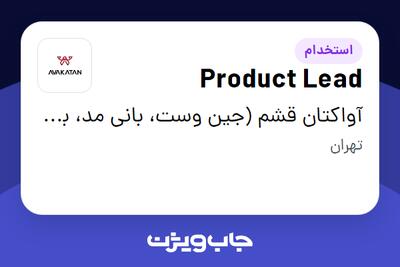 استخدام Product Lead در آواکتان قشم (جین وست، بانی مد، بالکافه، دیجی واش و ...)