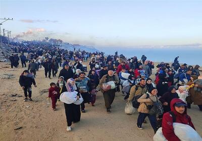 آغاز بازگشت آوارگان فلسطینی به شمال نوار غزه - روزنامه رسالت