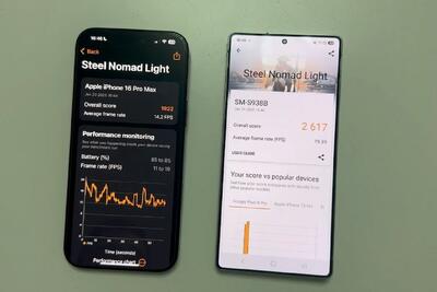 گلکسی S25 اولترا در بنچمارک GPU آیفون ۱۶ پرو مکس را پشت‌سر گذاشت