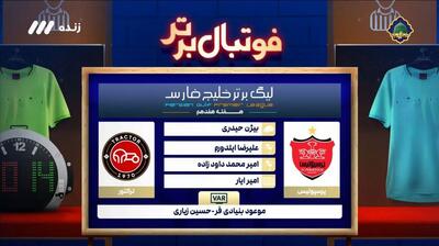 فوتبال برتر/ کارشناسی داوری بازی پرسپولیس و تراکتور