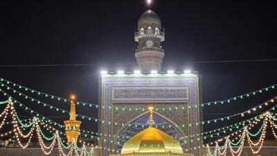 حرم امام رضا(ع) در چهارشنبه زیارتی