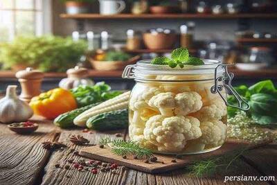 طرز تهیه ترشی گل کلم ؛ روش تهیه و راز خوشمزگی انواع ترشی گل کلم