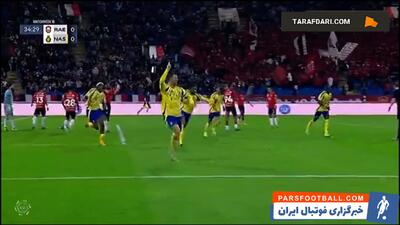 گل کریستیانو رونالدو به الرائد (الرائد 0-1 النصر) - پارس فوتبال