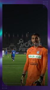 گلر پرسپولیسی، پنالتی زدن رامین رضاییان را به تمسخر گرفت