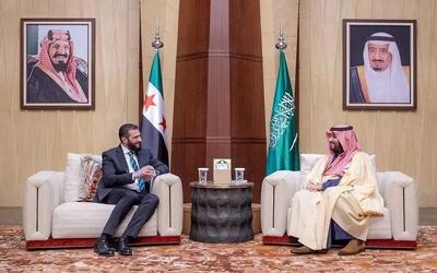 دیدار  الجولانی با بن سلمان در ریاض