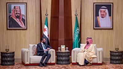 دیدار بن‌سلمان با جولانی در ریاض