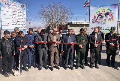 ۱۱۳ طرح عمران روستایی در بخش مرکزی خدابنده به بهره برداری رسید