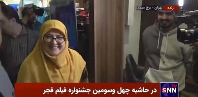 بازدید سخنگوی دولت از غرفه SNNTV در جشنواره فیلم فجر + فیلم