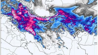 هشدار کولاک و بارش شدید برف و باران در کشور