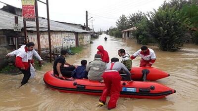 بالا آمدن آب رودخانه ها و آبگرفتگی منازل در رشت! ۱۹ بهمن ۱۴۰۳