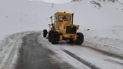 راه ارتباطی ۱۷۰ روستای کردستان به دلیل بارش برف و کولاک مسدود است