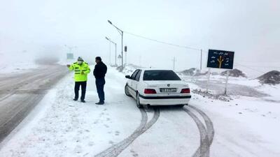 (عکس) ایران قدیم؛ «جاده فیروزکوه وقتی خاکی بود و 2 متر برف بارید»؛ سال 1312