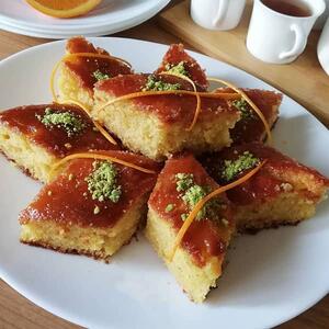 طرز تهیه کیک باقلوا؛ یک عصرانه دلچسب - فراشپز