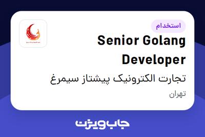 استخدام Senior Golang Developer در تجارت الکترونیک پیشتاز سیمرغ