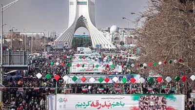 فیلم/ تمهیدات ترافیکی مراسم راهپیمایی ۲۲ بهمن در تهران