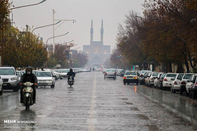 سرما و یخبندان یزد را فرا می‌گیرد