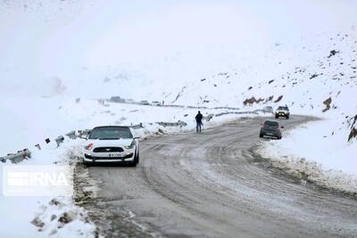 این محورهای مواصلاتی کشور برفی و مسدود است