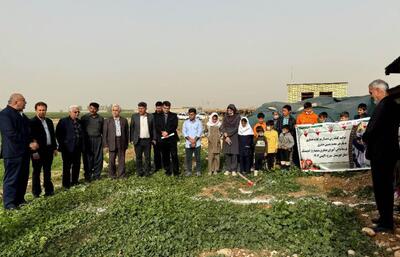 کلنگ‌زنی احداث دبستان عشایری در اندیمشک