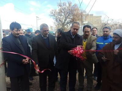 افتتاح ۱۰ پروژه برق‌رسانی در روستای جوشقان اسفراین با حضور مسئولان استانی