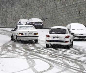 افزایش ۴۷ درصدی تصادفات خسارتی در روز برفی تهران